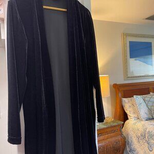 Black velvet jacket